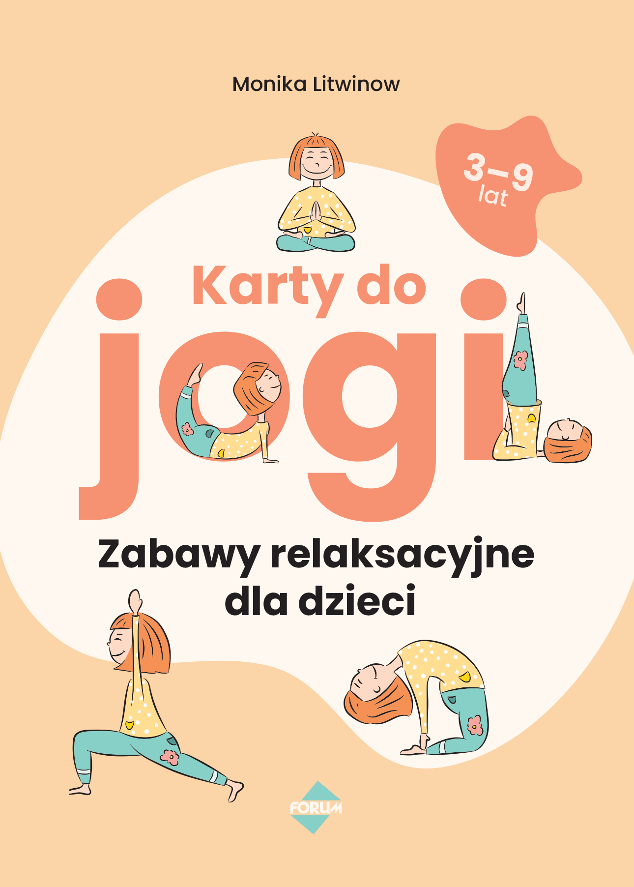 KARTY - JOGA - obrazkowa gimnastyka - zajęcia dla dzieci - 27 pozycji  (14568502050)